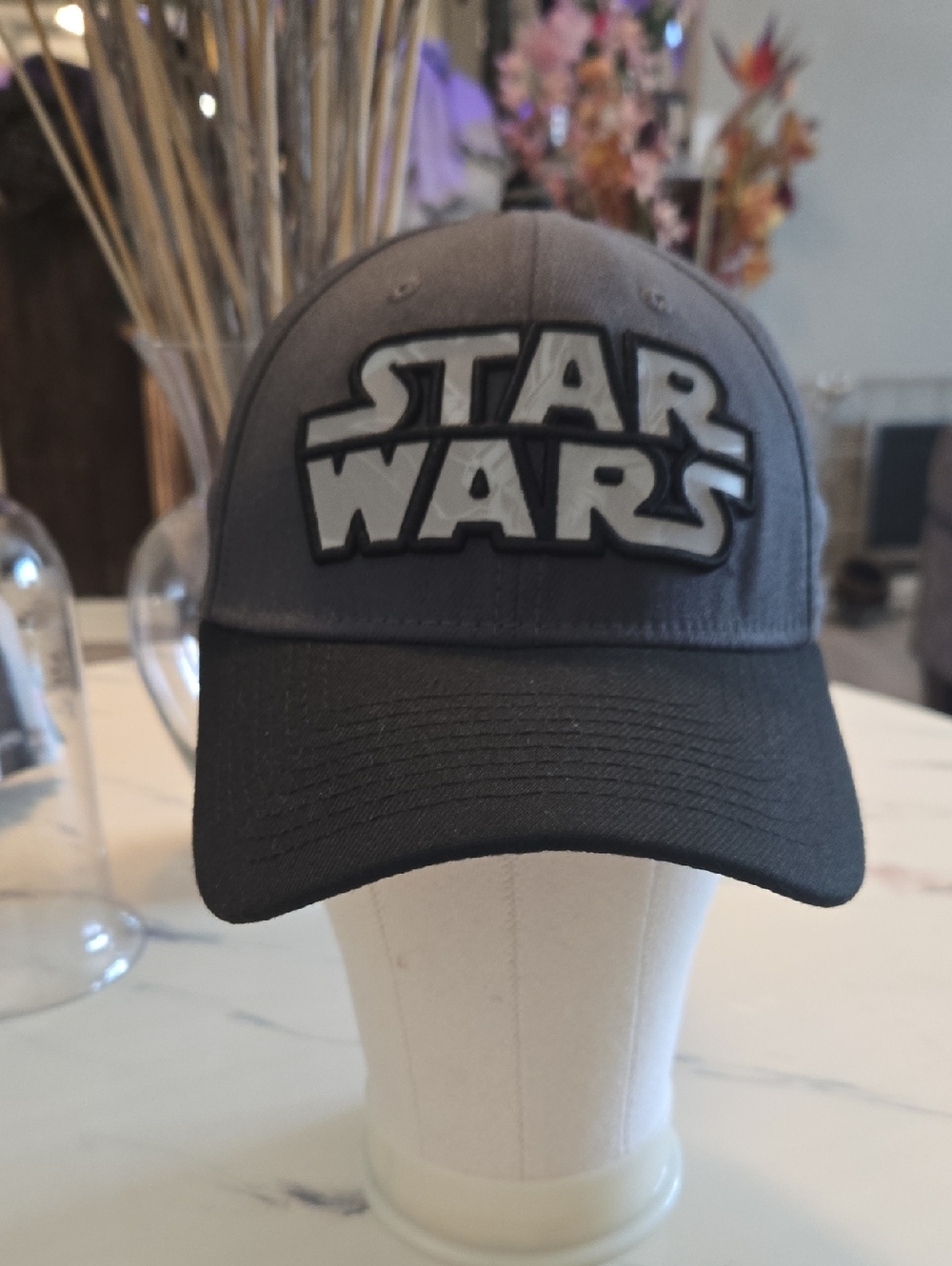 Star Wars Gray Crown Black Brim Baseball Hat